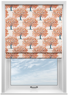 Classic Woodland, Autumn - Motorised Roman Blind